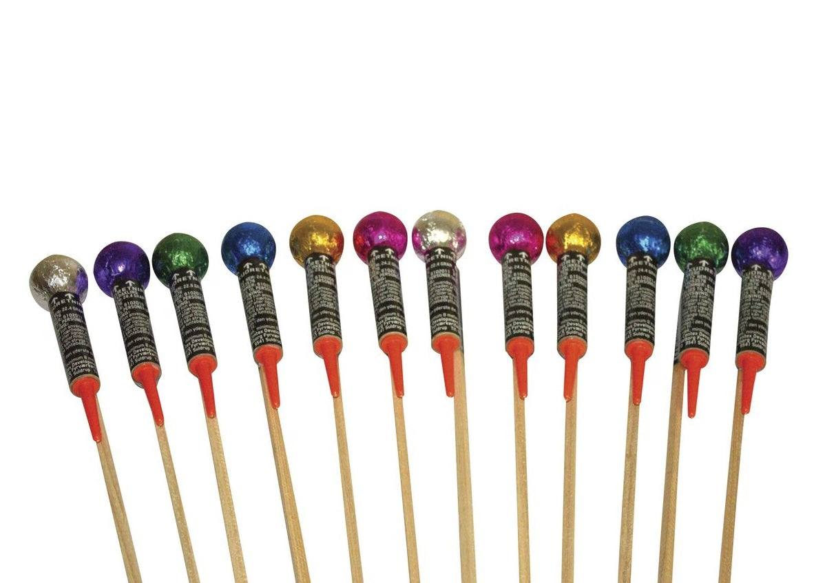 12stk - 1,5" raketter