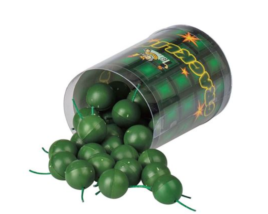 Cracking balls i rør 40stk